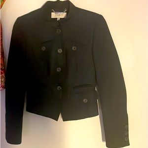 Black Designer Karen Millen Military Jacket Black , Business,Casual,Holiday